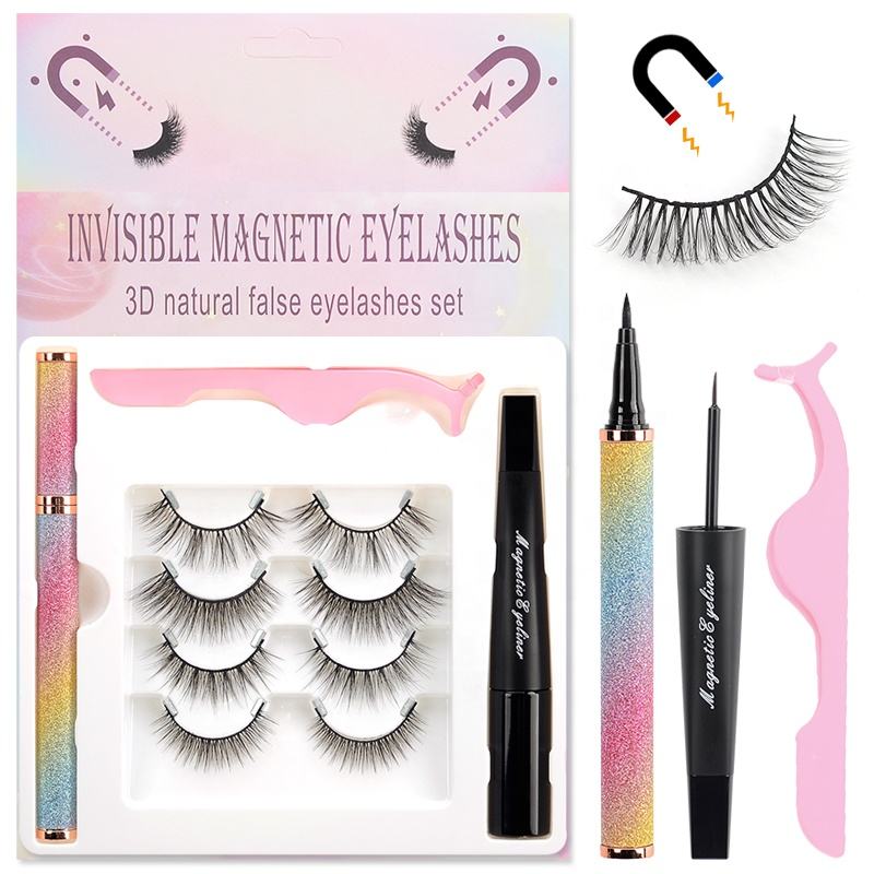 Invisible magnet eyelash box2
