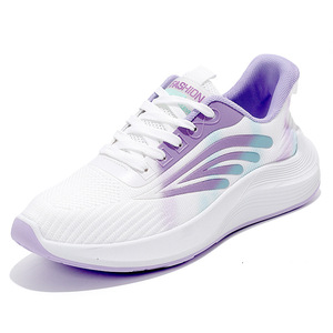 Chaussures de sport d'été pour femmes nouvelle Surface en maille respirante légère semelle souple décontracté mode marche Style chaussures de course - Product Image 3