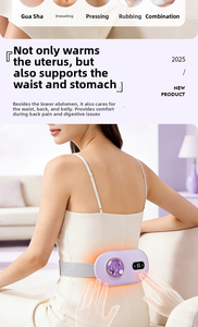 Almohadilla Térmica Menstrual, Masajeador Abdominal, Cinturón Térmico Recargable con Función Musical para Aliviar el Dolor, Cólicos y Masajes Menstruales - Product Image 6