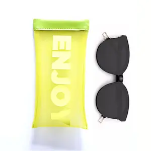 Bolsa de gafas de malla personalizada, funda suave para gafas de sol, regalo, oferta directa de fábrica