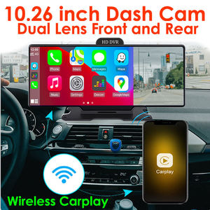 Caméra embarquée 10,26 pouces sans fil <span class=keywords><strong>CarPlay</strong></span> Android Auto Tableau de bord de voiture 2 canaux 4k Écran <span class=keywords><strong>CarPlay</strong></span> Caméra avant et arrière avec vision arrière - Product Image 5