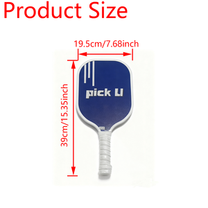 Raqueta de Pádel de Madera de Álamo de 7 Capas en 3 Colores, Raqueta de Práctica Diaria para Pádel - Product Image 3