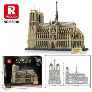 Reobrix 66016 7652 pièces en plastique ABS, ensemble <span class=keywords><strong>de</strong></span> blocs <span class=keywords><strong>de</strong></span> construction Notre-Dame <span class=keywords><strong>de</strong></span> <span class=keywords><strong>Paris</strong></span>, jouet éducatif DIY - Thème des bâtiments célèbres - Product Image 3