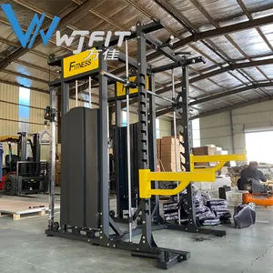 Wanjia fitness equipment wholesale Best Selling Fitness Equipment Multi Functional Trainer Smith Machine