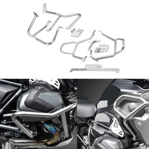 NICECNC Protectores de Motor Inferiores y Superiores, Barras Anticaídas para BMW R1250GS 2019-2024, Acero Inoxidable Plateado, R 1250 GS <span class=keywords><strong>1250GS</strong></span> - Product Image 1