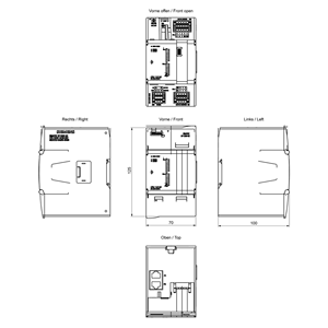 โมดูลซีพียูขนาดกะทัดรัด SI-EMENS 6ES7212-1AG50-0XB0 ของแท้ใหม่ 1212C DC/DC/DC SIMATIC S7-1200 G2 6ES7212-1AG50-0XB0 โมดูล PLC - Product Image 2
