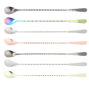 Bâton de Cocktail en métal de 30cm, bâtonnet de barcuillère fabricant outils de bar - Product Image 1