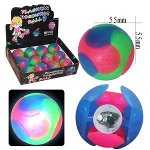 Wholesale TPR Elastic <strong>Ball</strong> <strong>Glow</strong> <strong>in</strong> <strong>the</strong> <strong>Dark</strong> Light up Flashing Bouncing <strong>Balls</strong> <strong>Dog</strong> Toy - Product Image 3