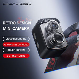 Caméra rétro ultra compacte 1080p avec flash, petite caméra vidéo pour étudiants, caméra de poche, écran HD, mini caméra S13 - Product Image 4