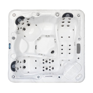 Famiglia di lusso 5 persone idromassaggio esterno vasca idromassaggio idromassaggio Spa all'aperto Spa all'aperto <span class=keywords><strong>jacuzzi</strong></span> con copertura con copertura Spa vasca idromassaggio - Product Image 4