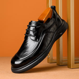 Chaussures habillées pour hommes en cuir véritable de haute qualité, durables, doublées de cuir de vache, best-seller - Product Image 4