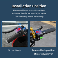 Adaptateur à boule de 1'' avec tige filetée M8/M10 x 1,25 et vis de montage 1/4 "-20 pour caméra d'action et caméscope en acier inoxydable