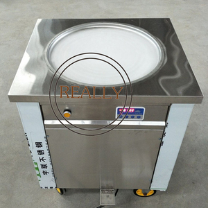 Máy Làm Kem Chiên Tự Động Bán Chạy Máy Làm Bánh Cuộn Chảo Tròn Hình Trái Cây Đơn Lẻ Ngay Lập Tức - Product Image 4