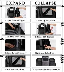 Free sample Pet Carrier in Cabin,Airline Approved Cat Carrier with Flannel <b>Mat</b>, <b>Dog</b> Carriers <b>for</b> Small <b>Dogs</b> Shoulder Straps - Product Image 5