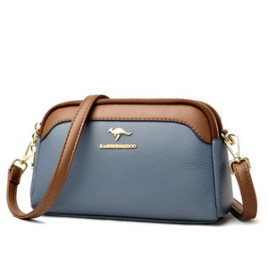 Sac bandoulière en cuir PU à carreaux pour femme, sac à main de luxe de marque, sac à main tendance pour femme - Product Image 6