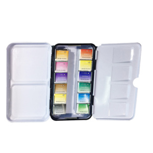 Vente chaude 12 couleurs <span class=keywords><strong>artiste</strong></span> <span class=keywords><strong>dessin</strong></span> ensembles <span class=keywords><strong>de</strong></span> peinture aquarelle professionnelle - Product Image 2