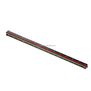Règle triangulaire architecturale en acier inoxydable et aluminium à 3 faces, 6 et 12 pouces, avec échelle métrique, personnalisée par l'usine Orientools - Product Image 4