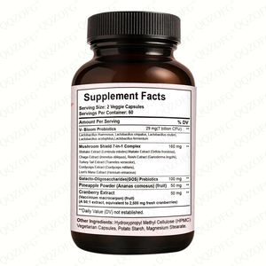 Integratore Probiotico Prebiotico per l'Equilibrio Ormonale e del PH Vaginale Femminile, Capsule per Adulti, Vendita all'Ingrosso OEM - Product Image 2