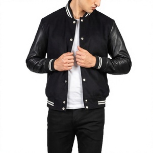 Chaquetas Varsity Safari Personalizadas para Hombre, Cuello Alto, Logotipo Frontal, Impermeables, Poliéster/Algodón, Otoño, Hechas en Pakistán, Gran Venta - Product Image 1