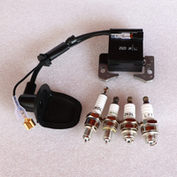 Pièce de moteur de bobine d'allumage de moto avec bougie d'allumage pour 2 temps 43cc 47cc 49cc Mini Quad Pocket Dirt Bike ATV
