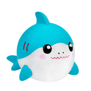 Jouet à mâcher pour chien en caoutchouc, animaux marins mignons (poulpe, <span class=keywords><strong>requin</strong></span>, poisson-bouffon), couineur, pour le nettoyage des <span class=keywords><strong>dents</strong></span> et le jeu interactif - Product Image 4