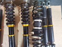 JPLUS pour X5 F15 Nouveau kit de suspension professionnel réglable en acier noir version sport avec amortisseurs exclusifs et ressorts hélicoïdaux – Garantie 1 an