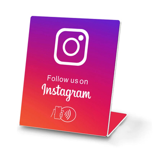 Lập trình thẻ kinh doanh kỹ thuật số Facebook tiktok phương tiện truyền thông xã hội Google xem xét nhà hàng tùy chỉnh <span class=keywords><strong>NFC</strong></span> đứng - Product Image 3