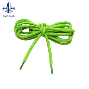 도매 라운드 신발 끈 화려한 폴리 에스테르 신발 레이스 플라스틱 팁과 맞춤형 로프 끈 - Product Image 5