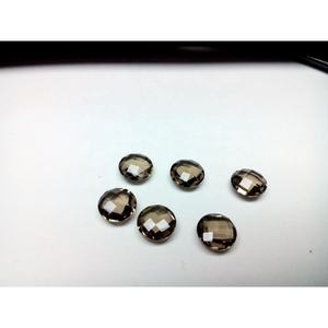 Nueva Llegada, Piedra Preciosa de Cuarzo Ahumado Marrón de 8 mm, Facetada, Tipo Briolette, Hecha a Mano, Natural, Tratada con Calor, Grado AAA, Cambio de Color, Venta al por Mayor - Product Image 1