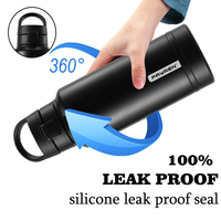 Para Fayren, botella de agua aislada de acero inoxidable, Base de compartimento de almacenamiento con cerradura a prueba de fugas para viajes de Camping, para bolsas de té, llaves