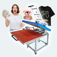 Presse à Chaud Grand Format 80x100cm Prix Usine pour Impression Textile et Sublimation de T-shirts
