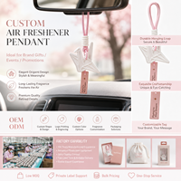 Désodorisant Suspendu Auto Grue Origami Diffuseur Aroma Plâtre Logo Cadeau Promo B2B Parfum Auto