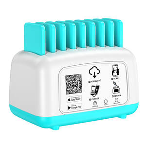 Estación de Alquiler de Powerbanks, Soporte para Menú, Cargador Portátil de Baterí<span class=keywords><strong>a</strong></span> Externa, Estación de Carga Compartida para Cafeterí<span class=keywords><strong>a</strong></span> - Product Image 4