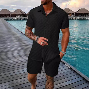 2024 <span class=keywords><strong>camisetas</strong></span> de manga corta informales de corte holgado para hombres, cubierta de playa de verano tejida transfronteriza para Europa y Estados Unidos para <span class=keywords><strong>Amazon</strong></span> - Product Image 3