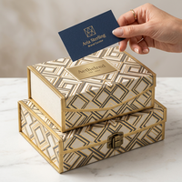 Couvercle magnétique rigide recyclable de qualité supérieure personnalisé boîtes d'emballage pour coffret cadeau VIP pour petite entreprise