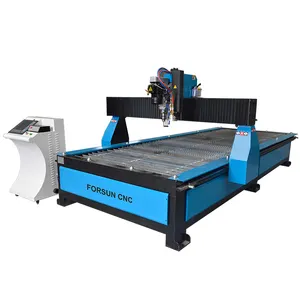 20% indirim fabrika kaynağı CNC plazma kesme makinesi/cnc metal kesme olmadan plazma kaynağı