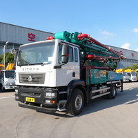 Camion malaxeur-pompe à béton diesel East Wind avec moteur et roulement, pour béton de 160-220 mm de liquidité, idéal pour la construction