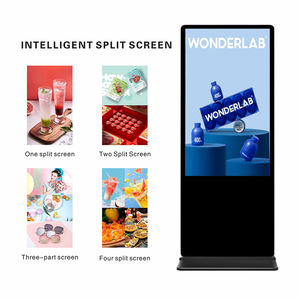 Layar Iklan Digital LCD Vertikal 65-inci, Dapat Membagi Layar, Pengontrol Jarak Jauh, Poster Mal untuk Promosi Produk Elektronik - Product Image 5