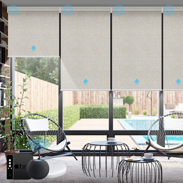 App Control Wifi Smart Alexa Google Customized Motorized Remote Roller Electric Blinds