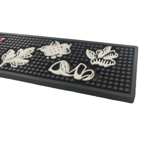 Customizable Silicone PVC <b>Pub</b> Runner Rubber Bar Spill Mat Beer Rail Mat Drip Tray Non Slip Service Pad <b>Table</b> Mat Placemat - Product Image 4