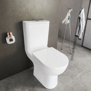 Inodoros Modernos Descarga lenta Totalmente cerrado CC Semi <span class=keywords><strong>CH</strong></span> Inodoro Vortex Inodoro <span class=keywords><strong>de</strong></span> dos piezas Tornado - Product Image 5