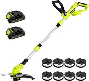 Débroussailleuse sans fil 21V à batterie, coupe-bordures électrique pour pelouse et jardin - Product Image 1