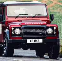 Kit de calandre de vente chaude SVX noir pièces automobiles Perfectrail adaptées à l'accessoire extérieur Land Rover Defender Classic 90/110