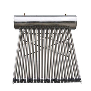 <span class=keywords><strong>Chauffe</strong></span>-<span class=keywords><strong>eau</strong></span> solaire à tubes sous vide pressurisés de 300 L pour usage extérieur, applications domestiques et hôtelières, manuel/alimentation solaire - Product Image 2