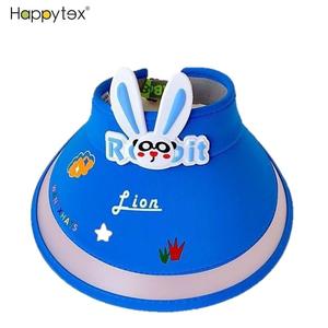 2024 enfants crème <span class=keywords><strong>solaire</strong></span> chapeau été vide haut Protection UV bébé parasol chapeau respirant fille mignon soleil enfants chapeaux lapin conception - Product Image 3