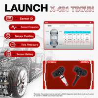 LAUNCH-herramienta de programación X431 TSGUN TPMS, activador de inspección de presión de neumáticos de coche, aprendizaje, escáner OBD2, gran oferta
