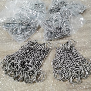 Cadena Martingale de acero inoxidable con anillos en D de 1 "para collares de perros - Product Image 3