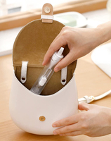 Ensemble de brosse à dents de voyage pliable 3-en-1 pour hôtel, léger et portable, 100% biodégradable, en plastique, avec dentifrice, poils souples en PBT, LULA
