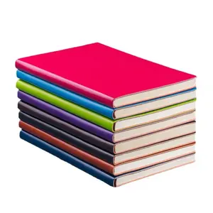 Preço fábrica Soft Cover PU Leather Journal Notebook Páginas personalizadas Alta qualidade PU Leather Diary