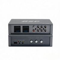Amplificador DSP para Auto, Procesador de Audio BT, Específico para Vehículo, Plug and Play, Sin Modificaciones de Cableado, Amplificador de 4 Entradas y 6 Salidas